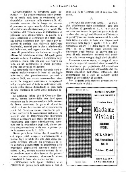 La stampella periodico mensile della sezione milanese dell'Associazione nazionale fra mutilati ed invalidi di guerra