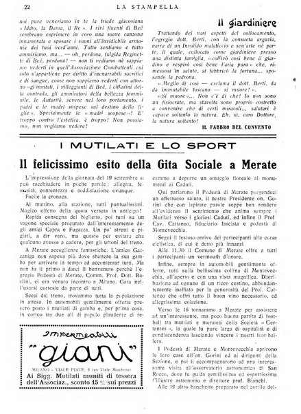 La stampella periodico mensile della sezione milanese dell'Associazione nazionale fra mutilati ed invalidi di guerra