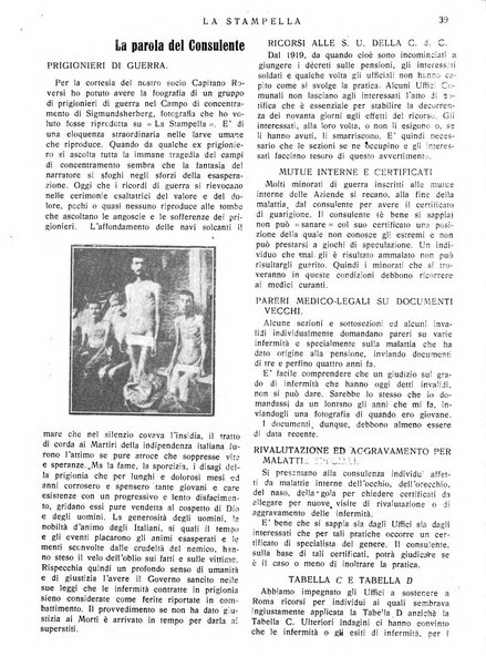 La stampella periodico mensile della sezione milanese dell'Associazione nazionale fra mutilati ed invalidi di guerra