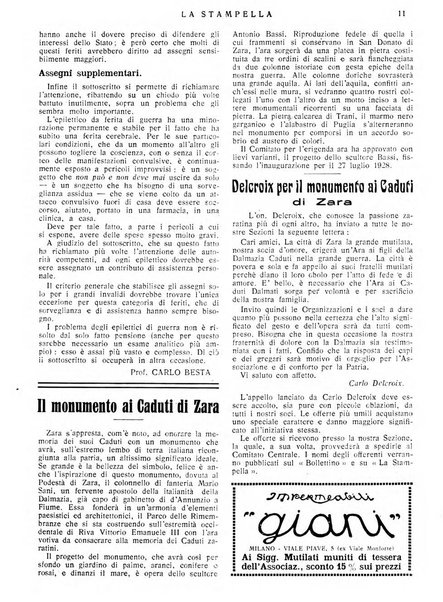 La stampella periodico mensile della sezione milanese dell'Associazione nazionale fra mutilati ed invalidi di guerra