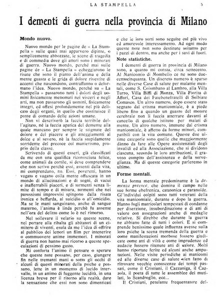 La stampella periodico mensile della sezione milanese dell'Associazione nazionale fra mutilati ed invalidi di guerra