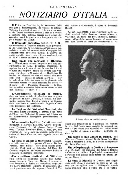 La stampella periodico mensile della sezione milanese dell'Associazione nazionale fra mutilati ed invalidi di guerra