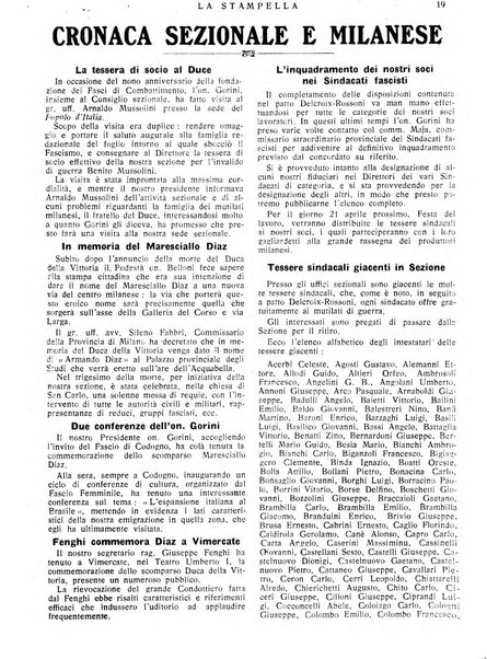 La stampella periodico mensile della sezione milanese dell'Associazione nazionale fra mutilati ed invalidi di guerra