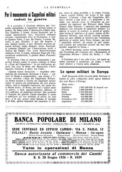 La stampella periodico mensile della sezione milanese dell'Associazione nazionale fra mutilati ed invalidi di guerra