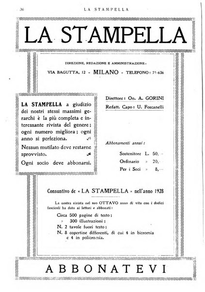 La stampella periodico mensile della sezione milanese dell'Associazione nazionale fra mutilati ed invalidi di guerra