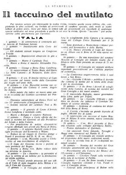 La stampella periodico mensile della sezione milanese dell'Associazione nazionale fra mutilati ed invalidi di guerra