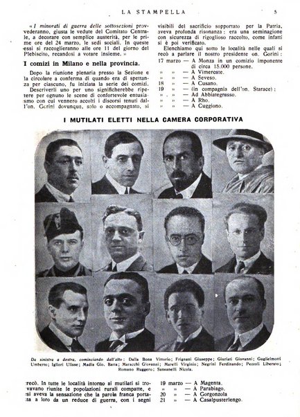 La stampella periodico mensile della sezione milanese dell'Associazione nazionale fra mutilati ed invalidi di guerra