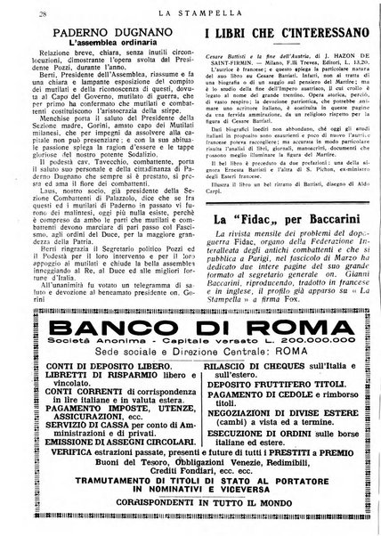 La stampella periodico mensile della sezione milanese dell'Associazione nazionale fra mutilati ed invalidi di guerra