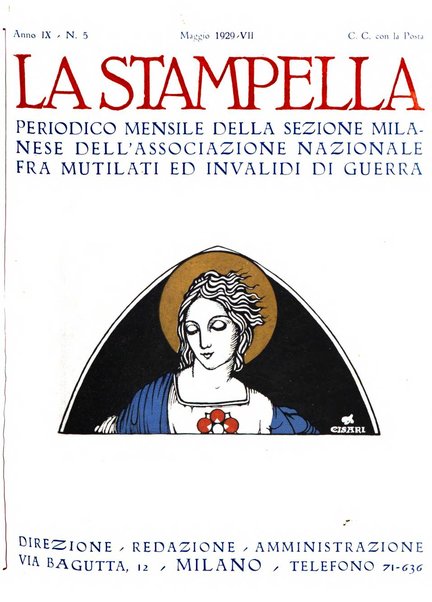 La stampella periodico mensile della sezione milanese dell'Associazione nazionale fra mutilati ed invalidi di guerra