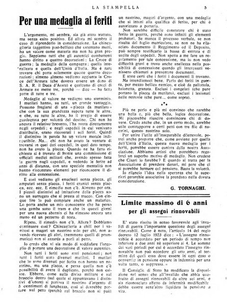 La stampella periodico mensile della sezione milanese dell'Associazione nazionale fra mutilati ed invalidi di guerra