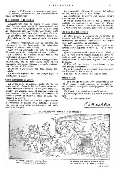 La stampella periodico mensile della sezione milanese dell'Associazione nazionale fra mutilati ed invalidi di guerra