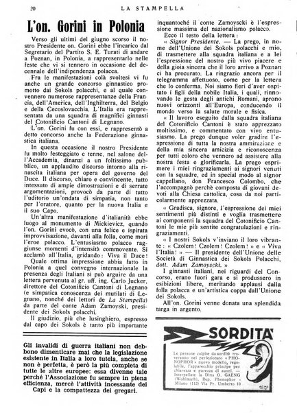 La stampella periodico mensile della sezione milanese dell'Associazione nazionale fra mutilati ed invalidi di guerra