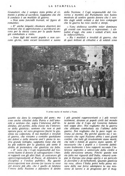 La stampella periodico mensile della sezione milanese dell'Associazione nazionale fra mutilati ed invalidi di guerra