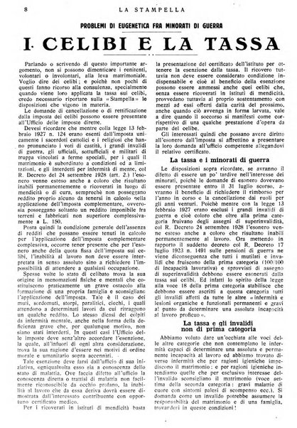 La stampella periodico mensile della sezione milanese dell'Associazione nazionale fra mutilati ed invalidi di guerra