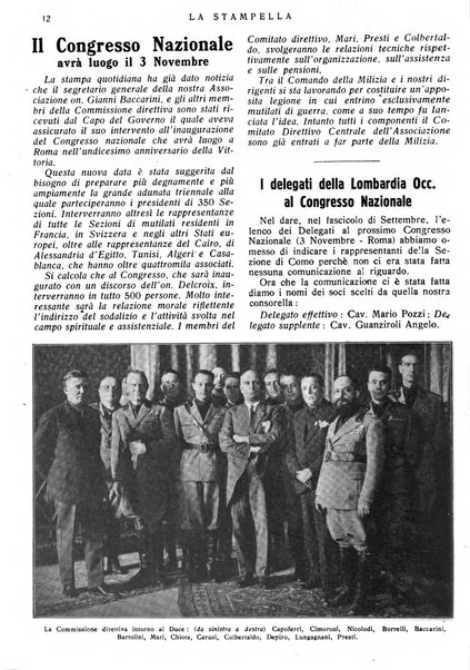 La stampella periodico mensile della sezione milanese dell'Associazione nazionale fra mutilati ed invalidi di guerra