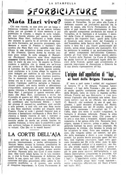 La stampella periodico mensile della sezione milanese dell'Associazione nazionale fra mutilati ed invalidi di guerra