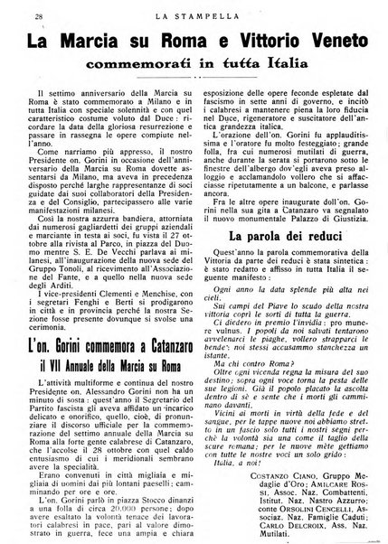 La stampella periodico mensile della sezione milanese dell'Associazione nazionale fra mutilati ed invalidi di guerra