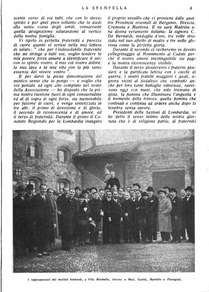 La stampella periodico mensile della sezione milanese dell'Associazione nazionale fra mutilati ed invalidi di guerra