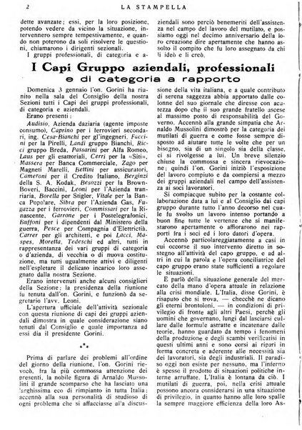 La stampella periodico mensile della sezione milanese dell'Associazione nazionale fra mutilati ed invalidi di guerra