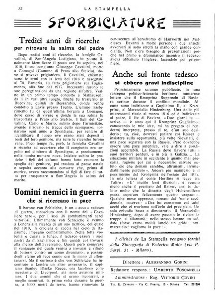 La stampella periodico mensile della sezione milanese dell'Associazione nazionale fra mutilati ed invalidi di guerra