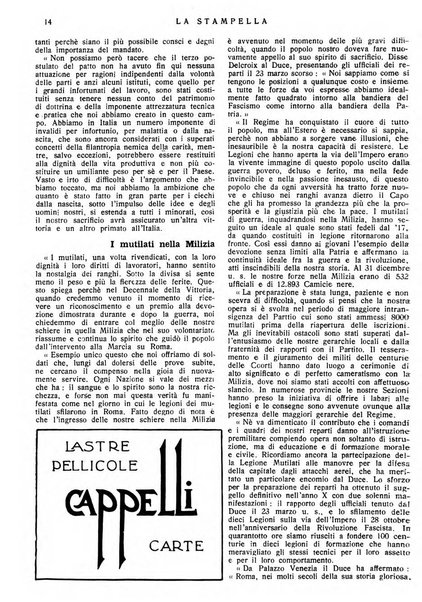 La stampella periodico mensile della sezione milanese dell'Associazione nazionale fra mutilati ed invalidi di guerra