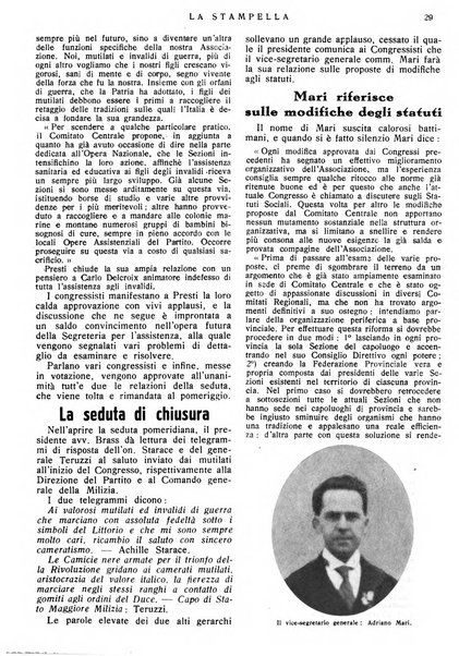 La stampella periodico mensile della sezione milanese dell'Associazione nazionale fra mutilati ed invalidi di guerra