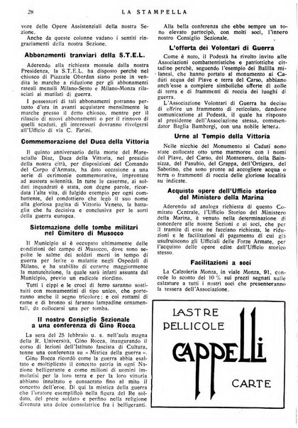 La stampella periodico mensile della sezione milanese dell'Associazione nazionale fra mutilati ed invalidi di guerra