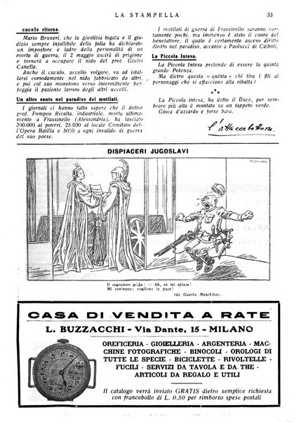 La stampella periodico mensile della sezione milanese dell'Associazione nazionale fra mutilati ed invalidi di guerra