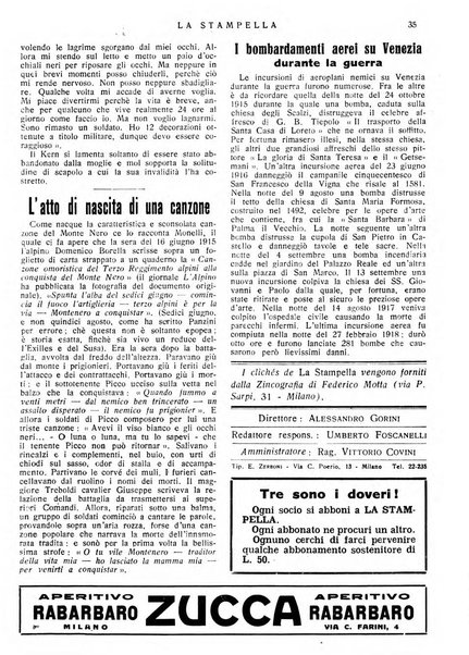 La stampella periodico mensile della sezione milanese dell'Associazione nazionale fra mutilati ed invalidi di guerra