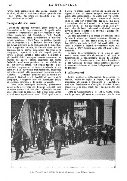 La stampella periodico mensile della sezione milanese dell'Associazione nazionale fra mutilati ed invalidi di guerra