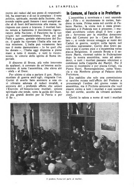 La stampella periodico mensile della sezione milanese dell'Associazione nazionale fra mutilati ed invalidi di guerra