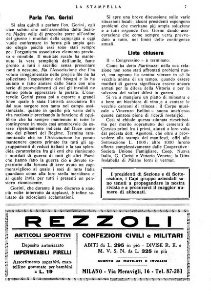 La stampella periodico mensile della sezione milanese dell'Associazione nazionale fra mutilati ed invalidi di guerra