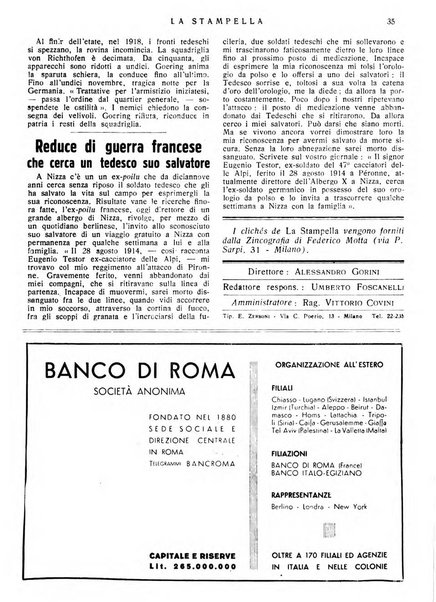 La stampella periodico mensile della sezione milanese dell'Associazione nazionale fra mutilati ed invalidi di guerra