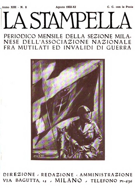 La stampella periodico mensile della sezione milanese dell'Associazione nazionale fra mutilati ed invalidi di guerra