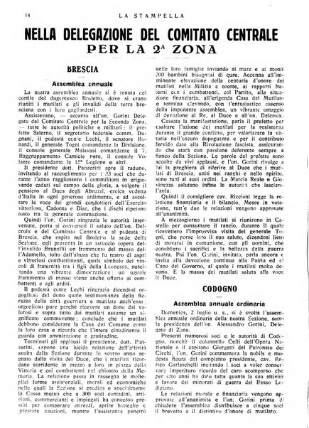 La stampella periodico mensile della sezione milanese dell'Associazione nazionale fra mutilati ed invalidi di guerra