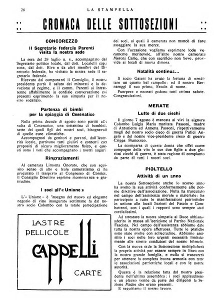 La stampella periodico mensile della sezione milanese dell'Associazione nazionale fra mutilati ed invalidi di guerra