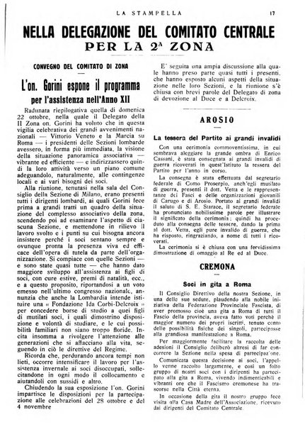 La stampella periodico mensile della sezione milanese dell'Associazione nazionale fra mutilati ed invalidi di guerra