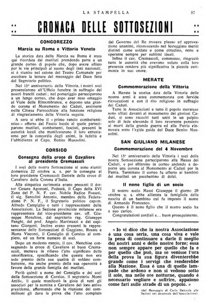 La stampella periodico mensile della sezione milanese dell'Associazione nazionale fra mutilati ed invalidi di guerra