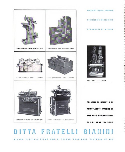 Tecnica ed organizzazione nuove macchine, architettura industriale, assistenza sociale