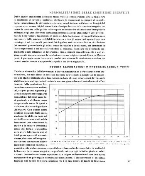 Tecnica ed organizzazione nuove macchine, architettura industriale, assistenza sociale