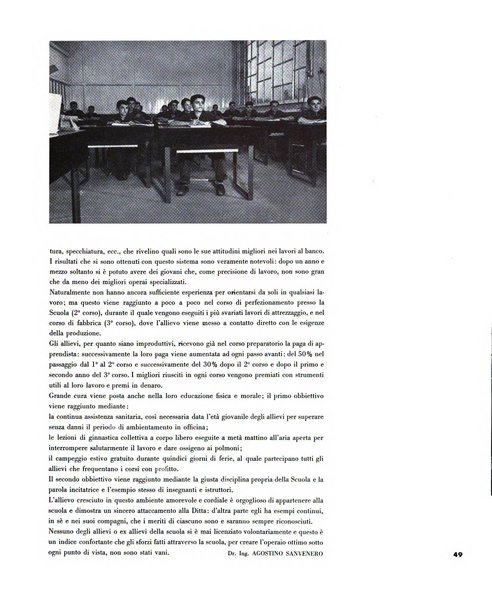 Tecnica ed organizzazione nuove macchine, architettura industriale, assistenza sociale