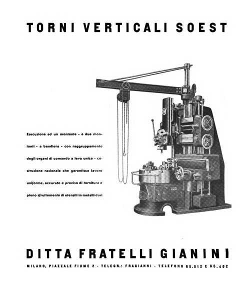 Tecnica ed organizzazione nuove macchine, architettura industriale, assistenza sociale