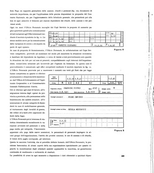 Tecnica ed organizzazione nuove macchine, architettura industriale, assistenza sociale