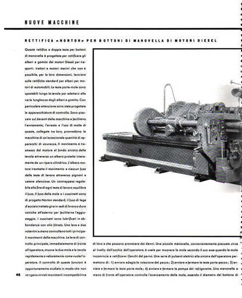 Tecnica ed organizzazione nuove macchine, architettura industriale, assistenza sociale