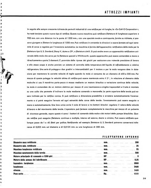 Tecnica ed organizzazione nuove macchine, architettura industriale, assistenza sociale