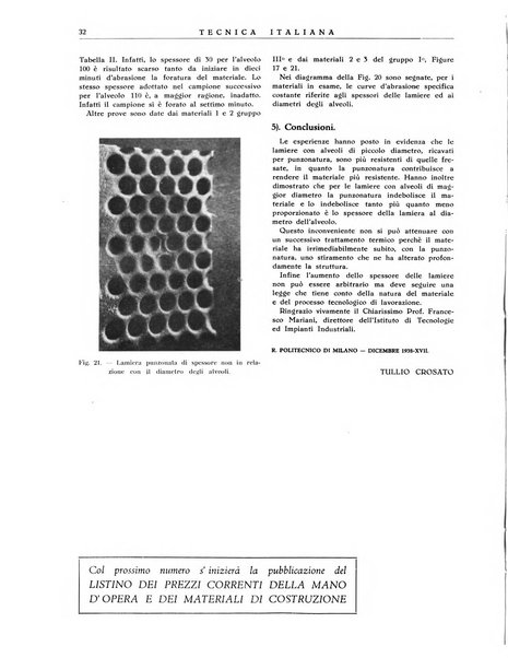 La tecnica italiana rassegna mensile