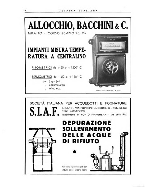 La tecnica italiana rassegna mensile