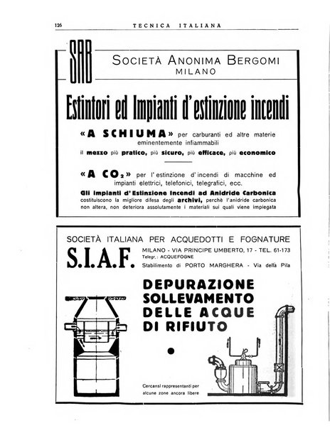 La tecnica italiana rassegna mensile