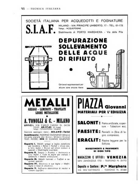 La tecnica italiana rassegna mensile