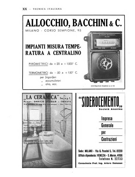 La tecnica italiana rassegna mensile